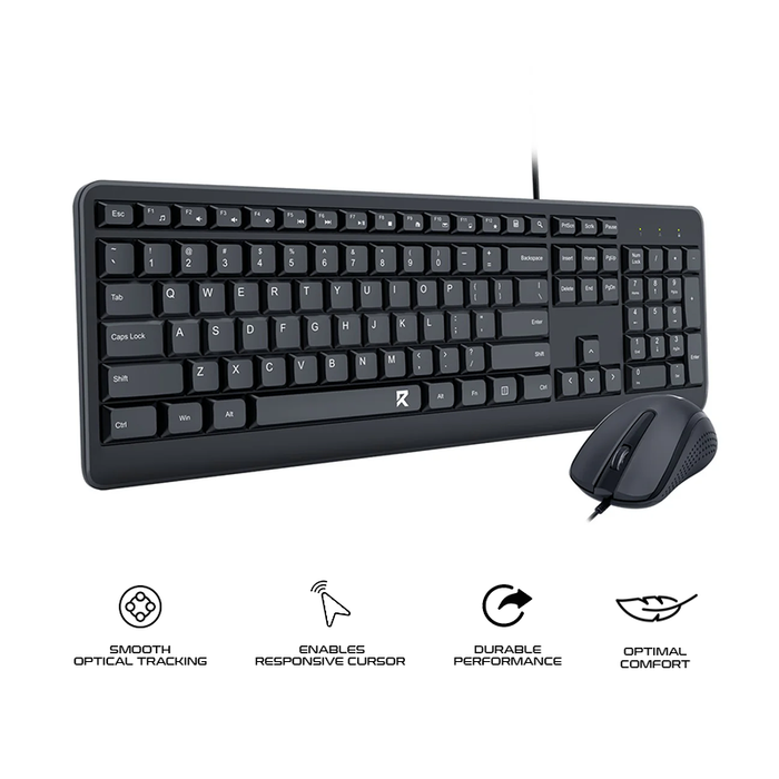 Redragon Office 2in1 Keyboard & Mouse Combo Black (BS-7092)