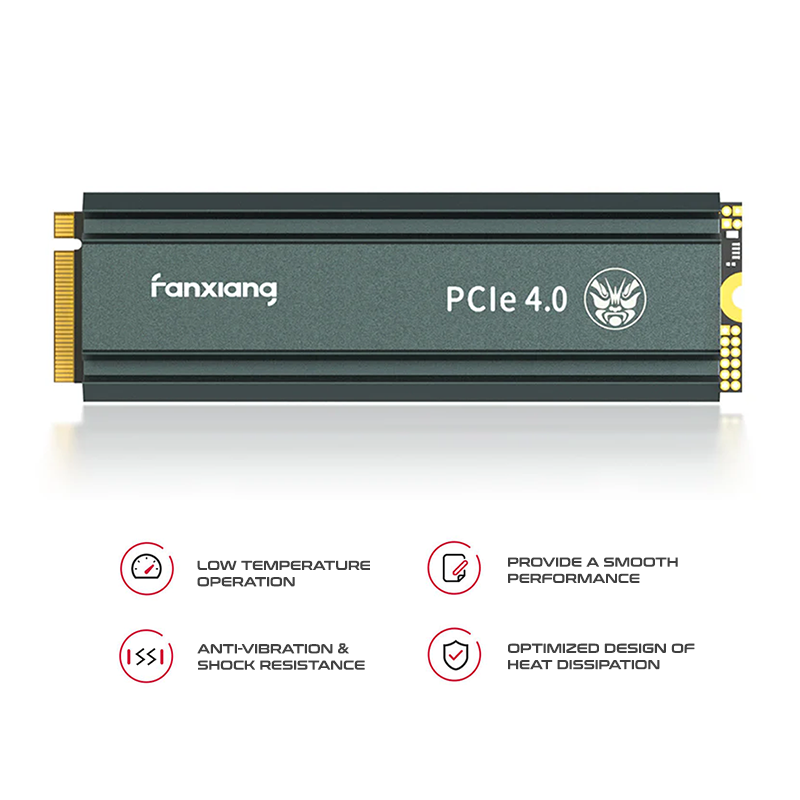 Fanxiang S660 M.2 2280 NVMe SSD PCIe 4.0 3D TLC (PC/Laptop/PS5)