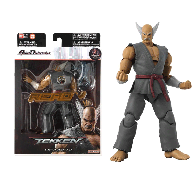 Tekken Heihachi Mishima Action Figure by BANDAI Game Dimensions