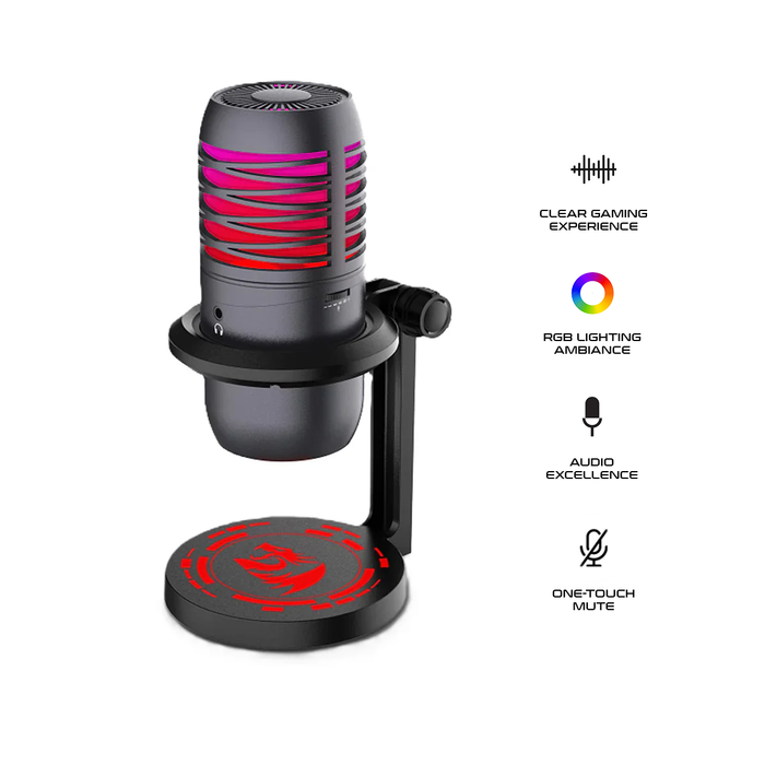 Redragon GM211 Nebula Cardioid Pointing Mode Gaming Microphone