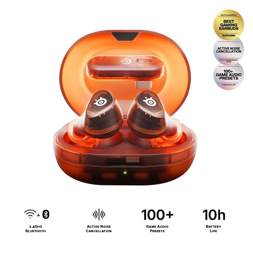 SteelSeries Arctis Gamebuds for Playstation (Glorange) (61683)