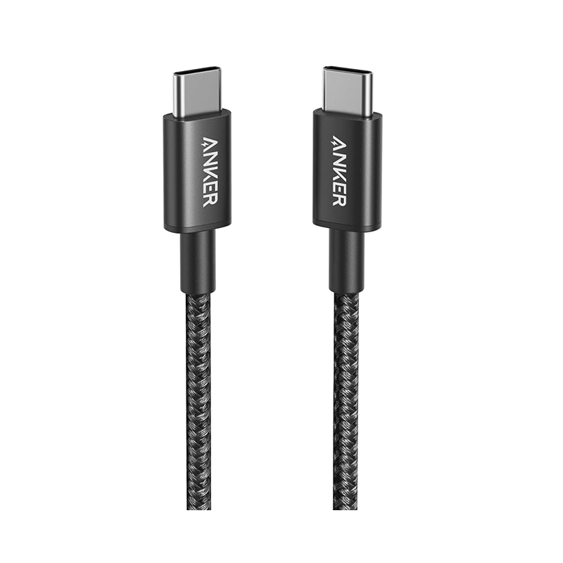 Anker New Nylon USB-C TO USB-C 2.0 Cable 3.3FT Black A8752H11