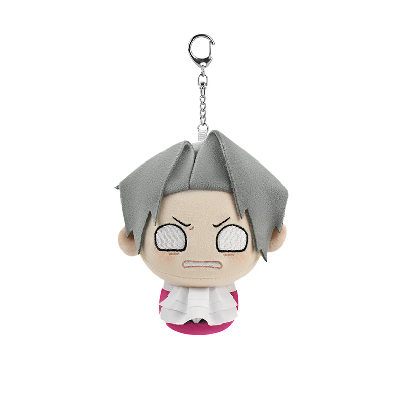 FANTHFUL Ace Attorney Investigations Plush Keychain Mitsurugi Reiji (Damage) R3