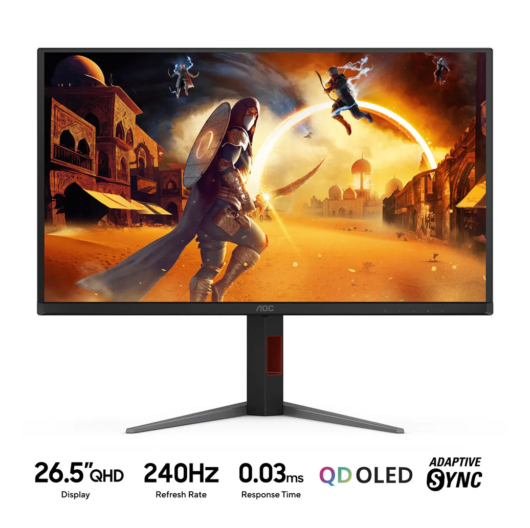 AOC Q27G4ZD/67 26.5" QHD (2560x1440) 240Hz 0.03ms GTG QD-OLED Gaming Monitor