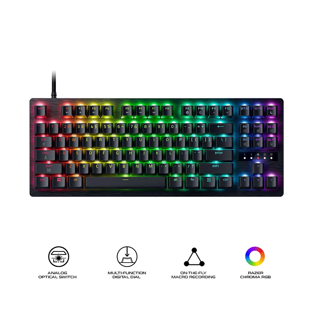 Razer Huntsman V3 TKL 8KHz Analog Optical Esports Keyboard