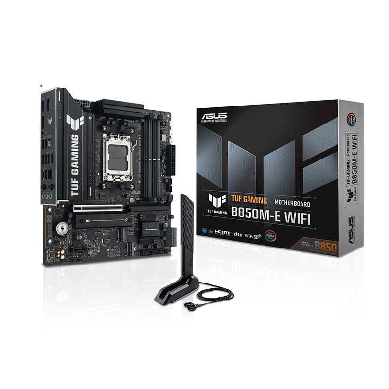 ASUS TUF Gaming B850M-E WIFI DDR5/AM5/PCIe 5.0 mATX Motherboard