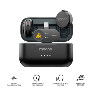 Maono Wave T5 Wireless Microphone Type C Black