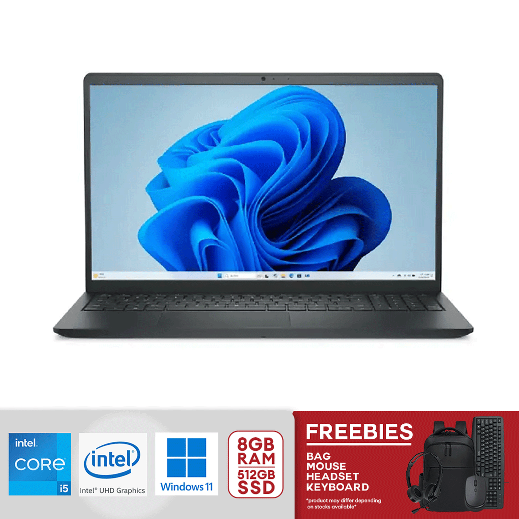 Dell 15.6" 2K Touchscreen Intel Core i5 1334U 8GB RAM / 512GB SSD Intel UHD Graphics Win 11 Carbon Black