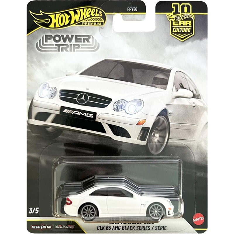 Mattel Hot Wheels Premium: Car Culture 2008 Mercedes Benz CLK63 G3 3HWI-FPY86