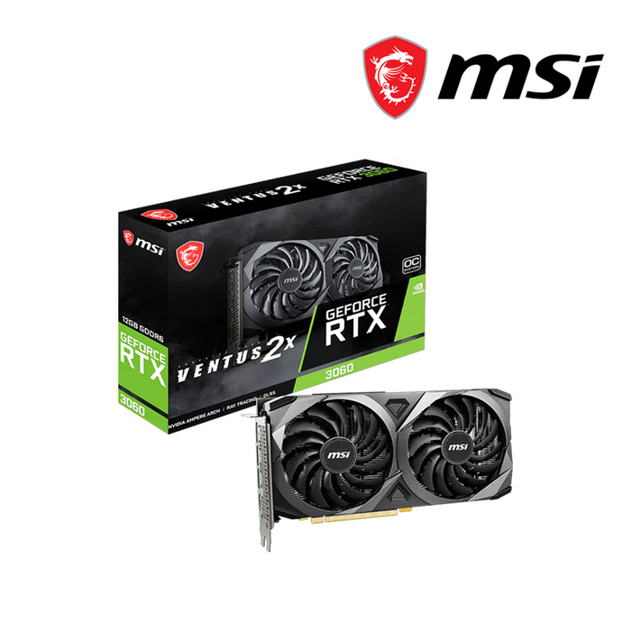 MSI GeForce RTX 3060 Ventus 2X 12GB OC GDDR6 GPU