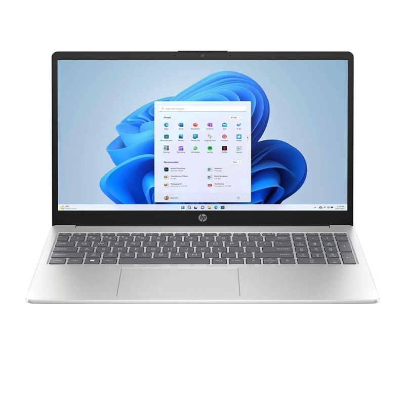 HP 15.6” HD Intel Processor N250 4GB RAM / 128GB UFS Intel UHD Graphics Win 11 Home Natural Silver 15-fd0094wm