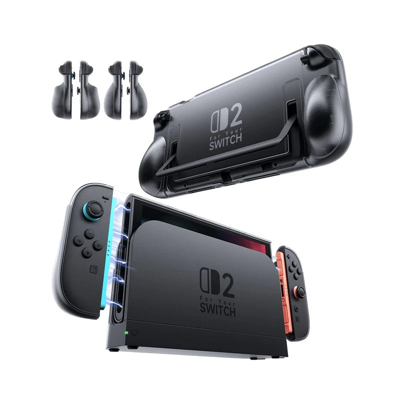 JSAUX Split Transparent Ergonomic Protective Case for Nintendo Switch 2 PC0117