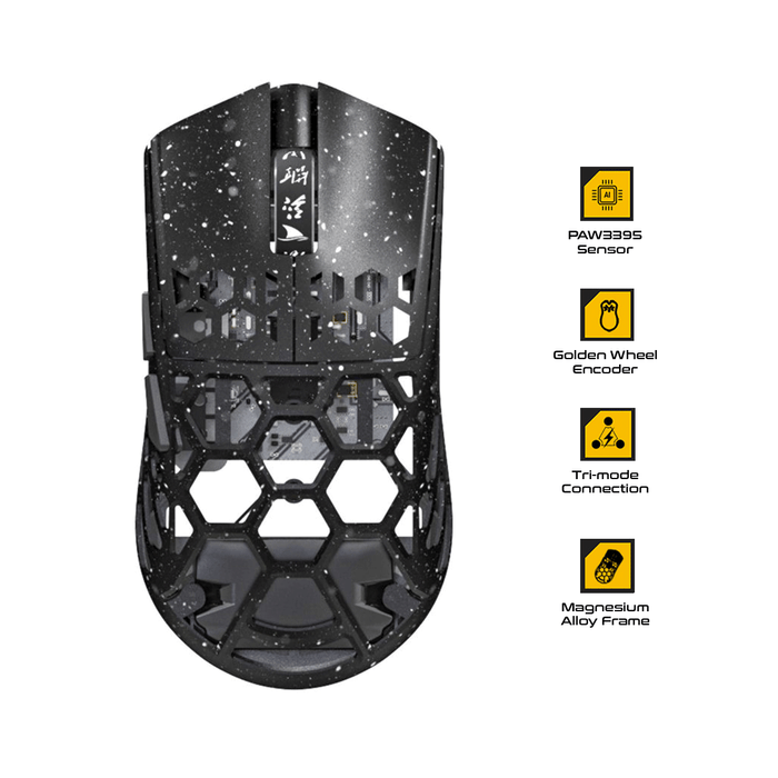 Darmoshark M2 Daero Tri-Mode Wireless Ultralight Gaming Mouse