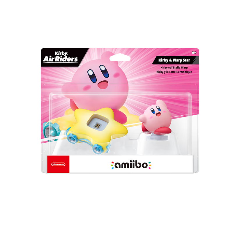Amiibo Kirby & Warp Star (Kirby Air Riders Series)
