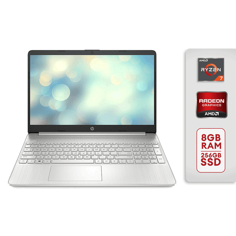 HP 15.6” Laptop AMD Ryzen 7 500U Micro Edge Display, 8GB RAM / 256GB SSD Win 11 15-ef2025nr
