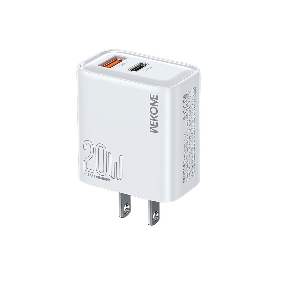 WEKOME Fast Charger 20W 2 PORT A+C - WP-U60
