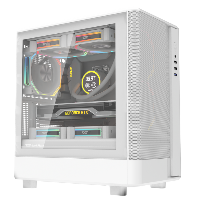 DarkFlash DB330M Mesh M-ATX PC Case