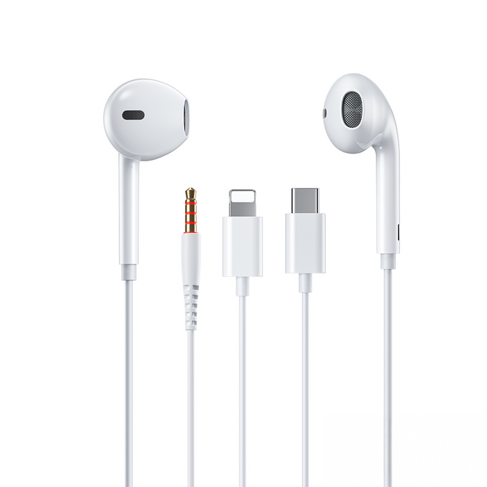 WEKOME Wired Earphone (WHITE) - YB03