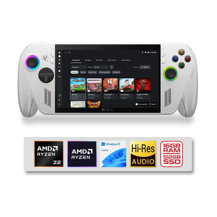 Asus ROG Xbox Ally RC73YA-NH007W Gaming Handheld PC (Gardenia White)