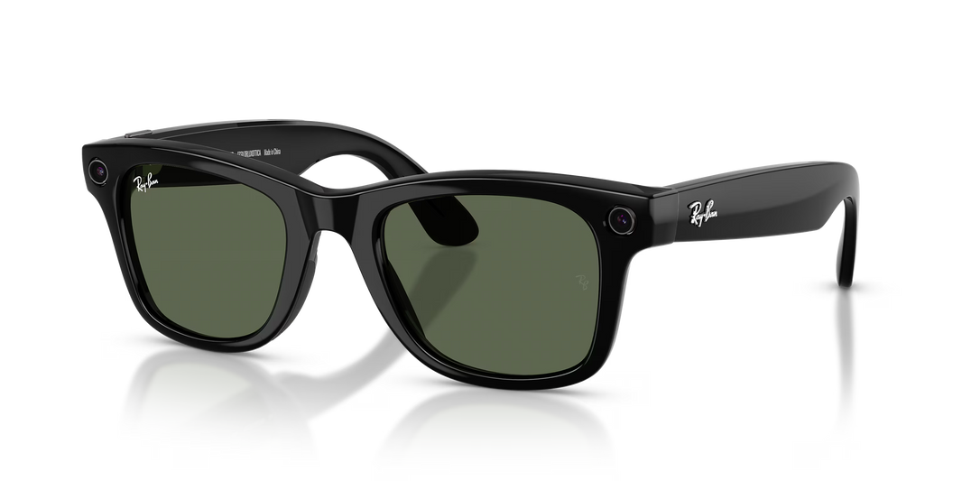 Ray-Ban Meta Wayfarer Gen 2 Shiny Black G-15 Green Lenses