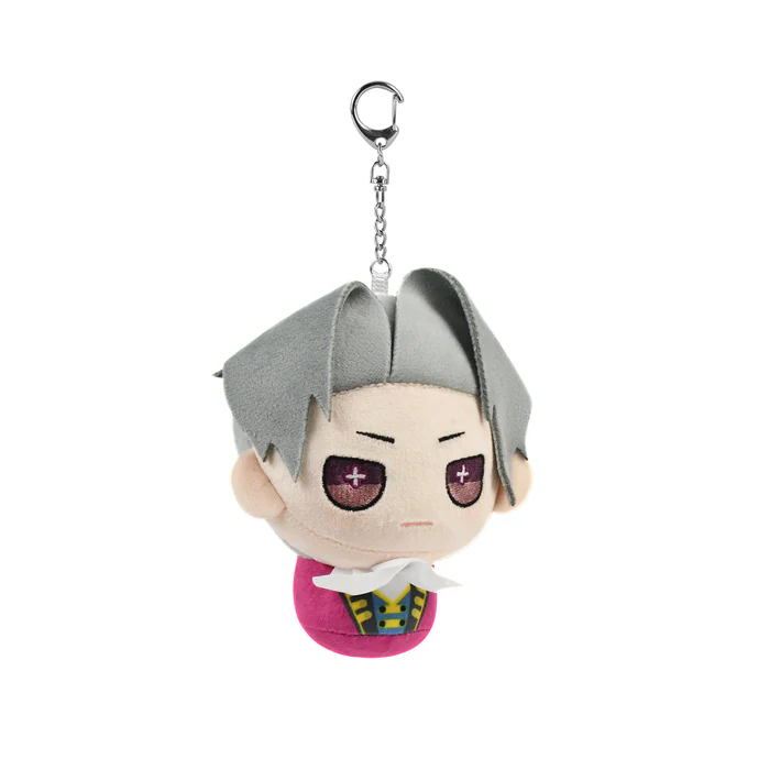 FANTHFUL Ace Attorney Investigations Plush Keychain Mitsurugi Reiji (7 Years Ago) R3