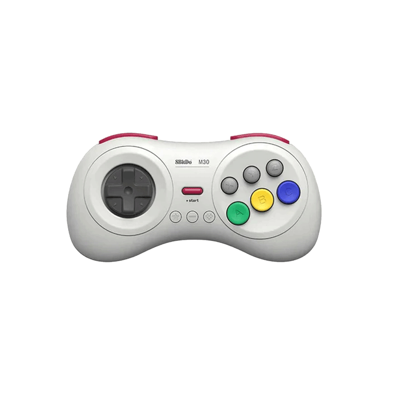 8Bitdo M30 Bluetooth Gamepad (Switch/Windows/Android/MacOS/Steam) White 80HA02