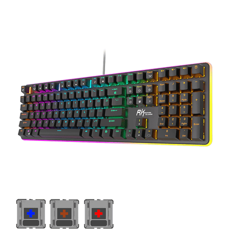 Royal Kludge RK918 Wired RGB 108 Keys Mechanical Keyboard [Black]