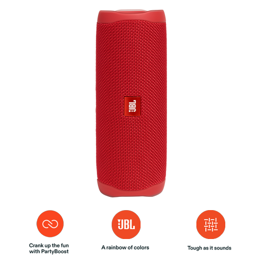 Harman JBL FLIP 5 Portable Waterproof Speaker Red