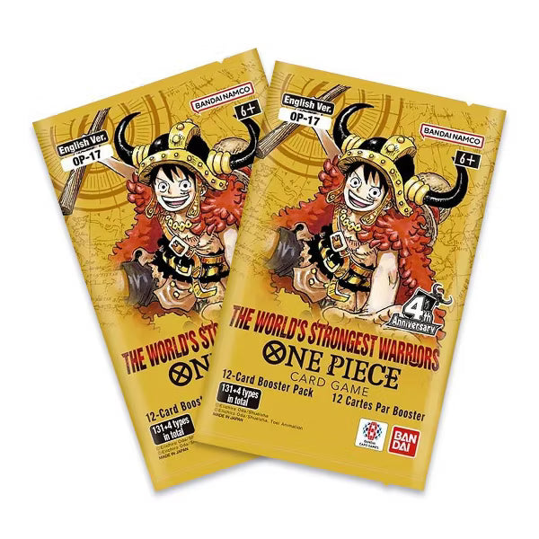 One Piece TCG The World's Strongest Warriors (OP-17) Double Pack Set (ENG)