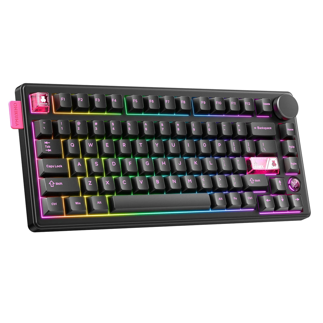 Onikuma MT706 Tri-Mode RGB 81 Keys Mechanical Keyboard