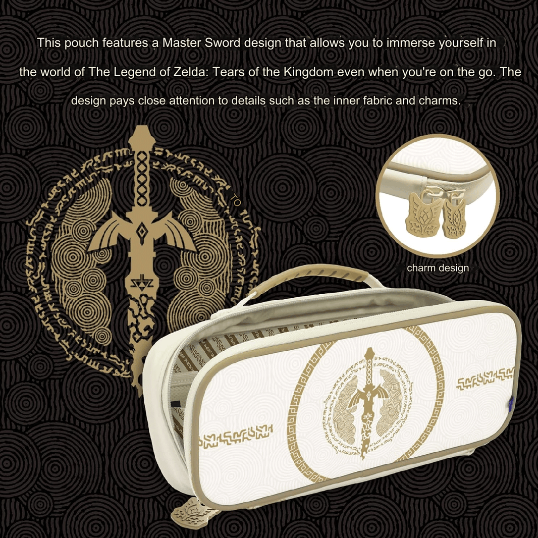 Hori Compact Cargo Pouch The Legend Of Zelda Tears Of The Kingdom for Switch V2/OLED NSW-434A