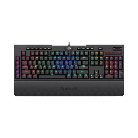 Redragon Brahma V2 RGB 104 Keys Mechanical Gaming Keyboard Black Blue Switch (K586RGB)