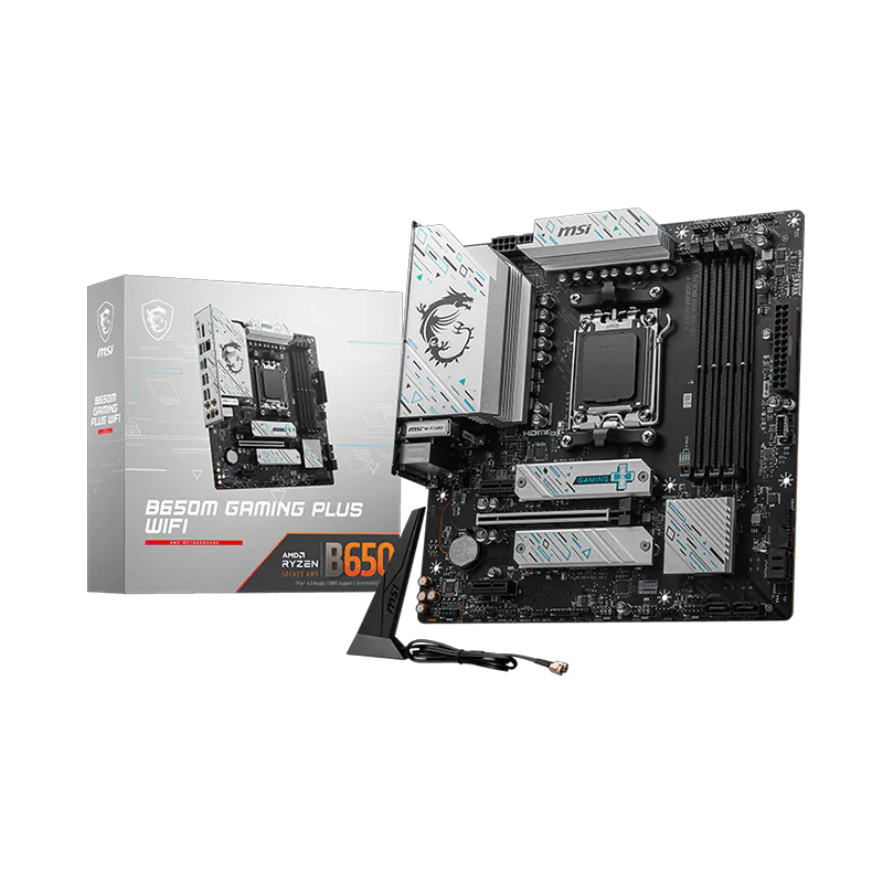 MSI B650M GAMING PLUS WIFI DDR5 mATX Motherboard