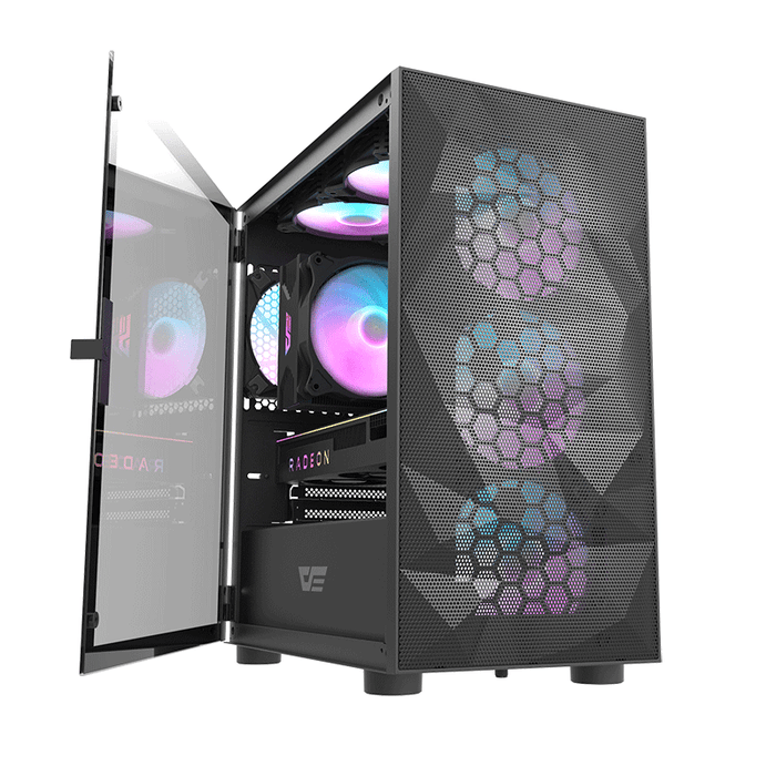 DarkFlash DLM21 Mesh MATX PC Tower Case