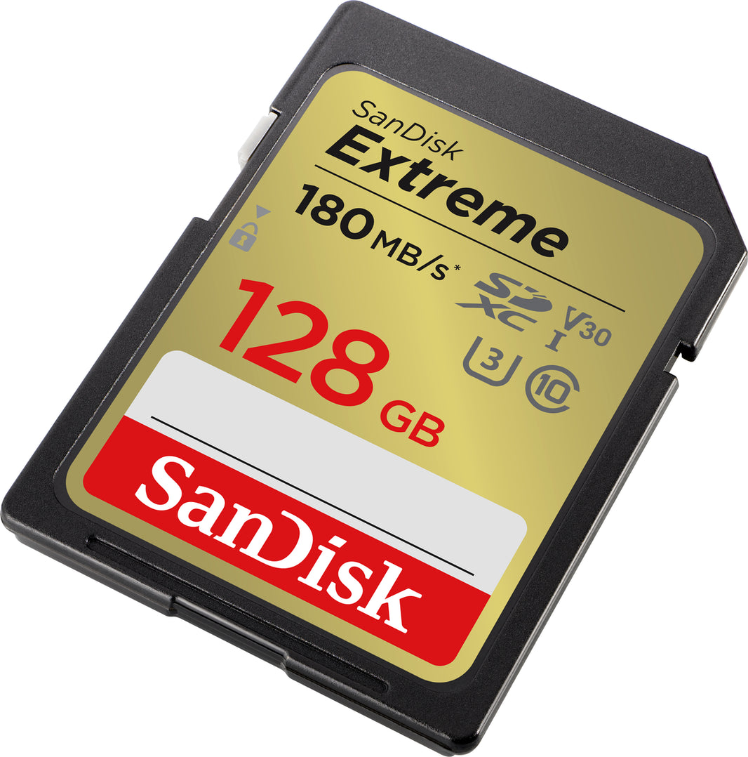 SanDisk Extreme SDSDXVA SDXC UHS-1 Card 180MBs 128GB