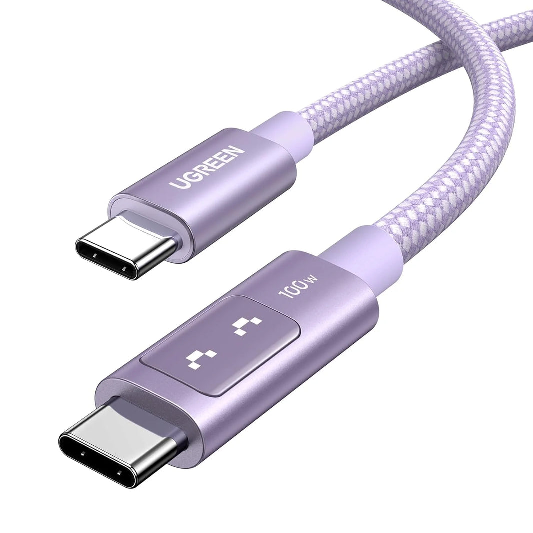 Ugreen Uno USB-C To USB-C PD 100W Fast Charging Cable Purple L509