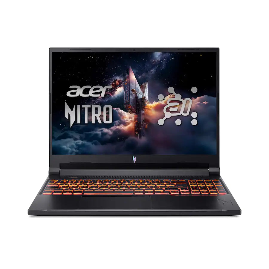 Acer Nitro V16 AI WUXGA 16" 180Hz IPS Gaming Laptop AMD Ryzen 5-240, 16GB RAM / 512GB SSD, NVIDIA RTX 5050 8GB GDDR7 Graphics Win 11 Black