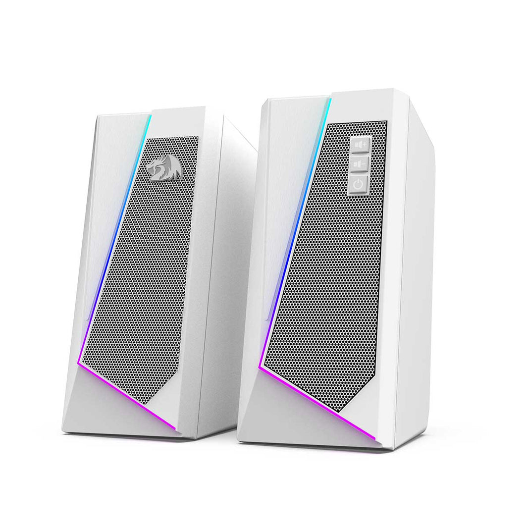 Redragon Anvil Stereo Gaming Speaker White GS520W
