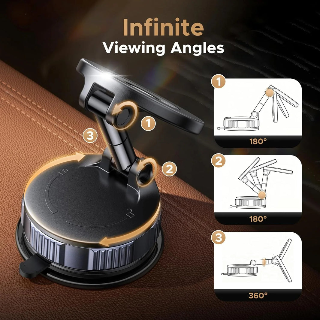 Ugreen Suction Cup Magnetic Phone Mount Black (LP970/75666)