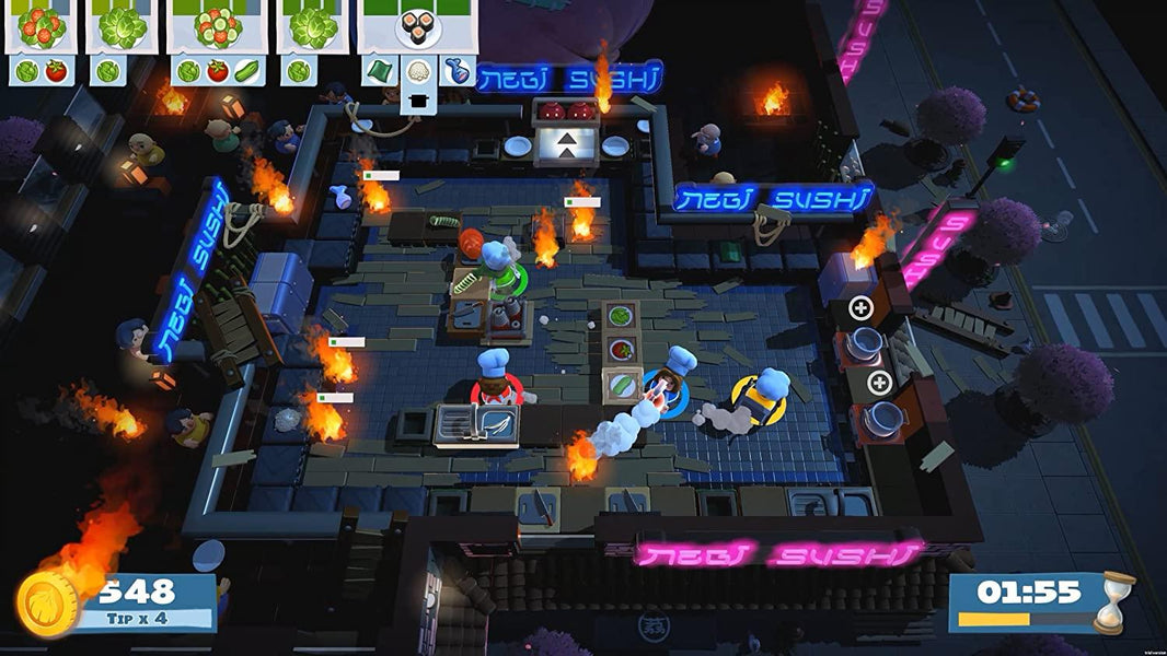 PS4 Overcooked + Overcooked 2 Double Pack US