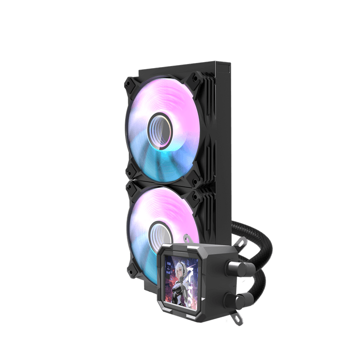 DarkFlash Wave DV240S ARGB Liquid CPU Cooler (Black)