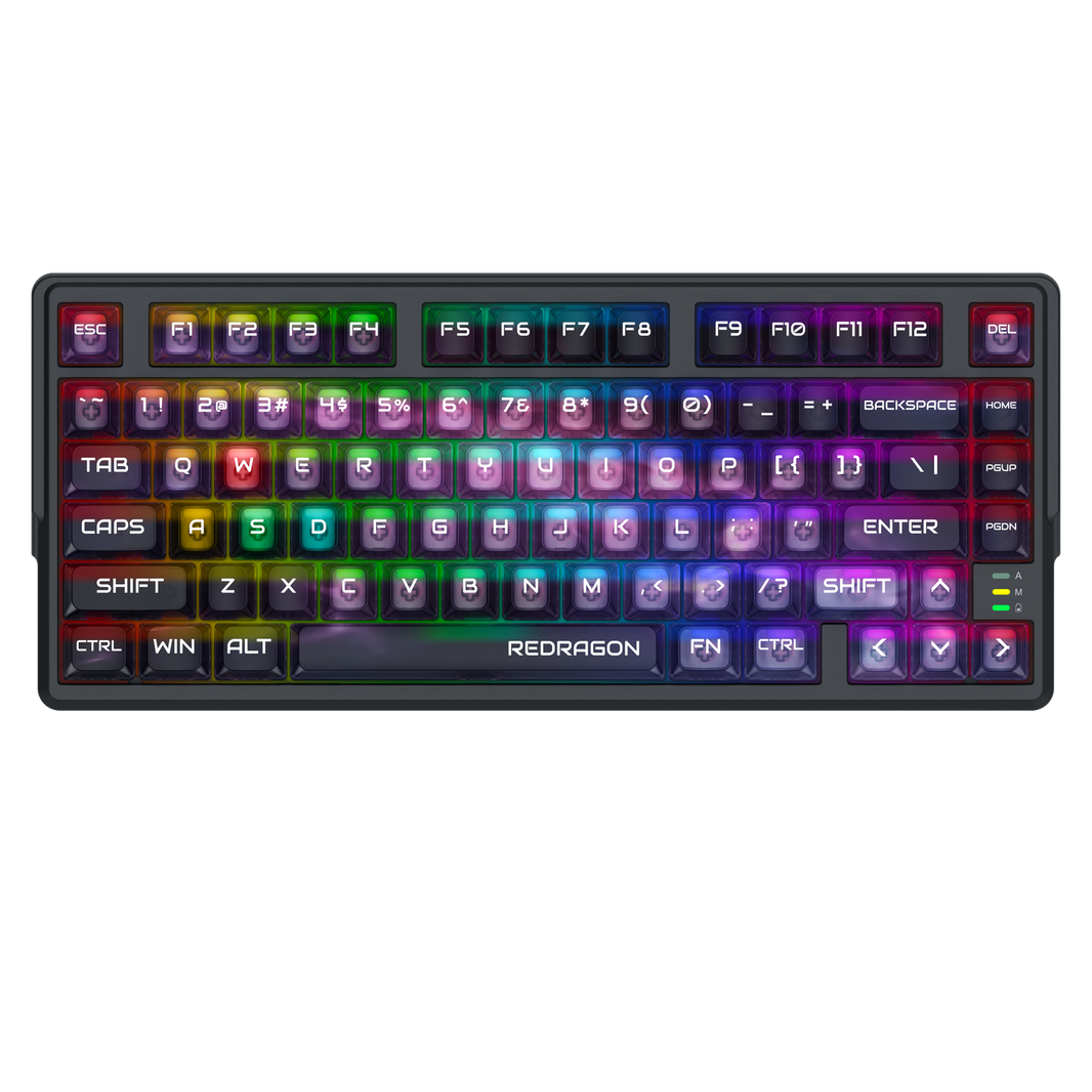 Redragon Barlette Magnetic Gaming Keyboard Amethyst Purple (K767-WL-M)