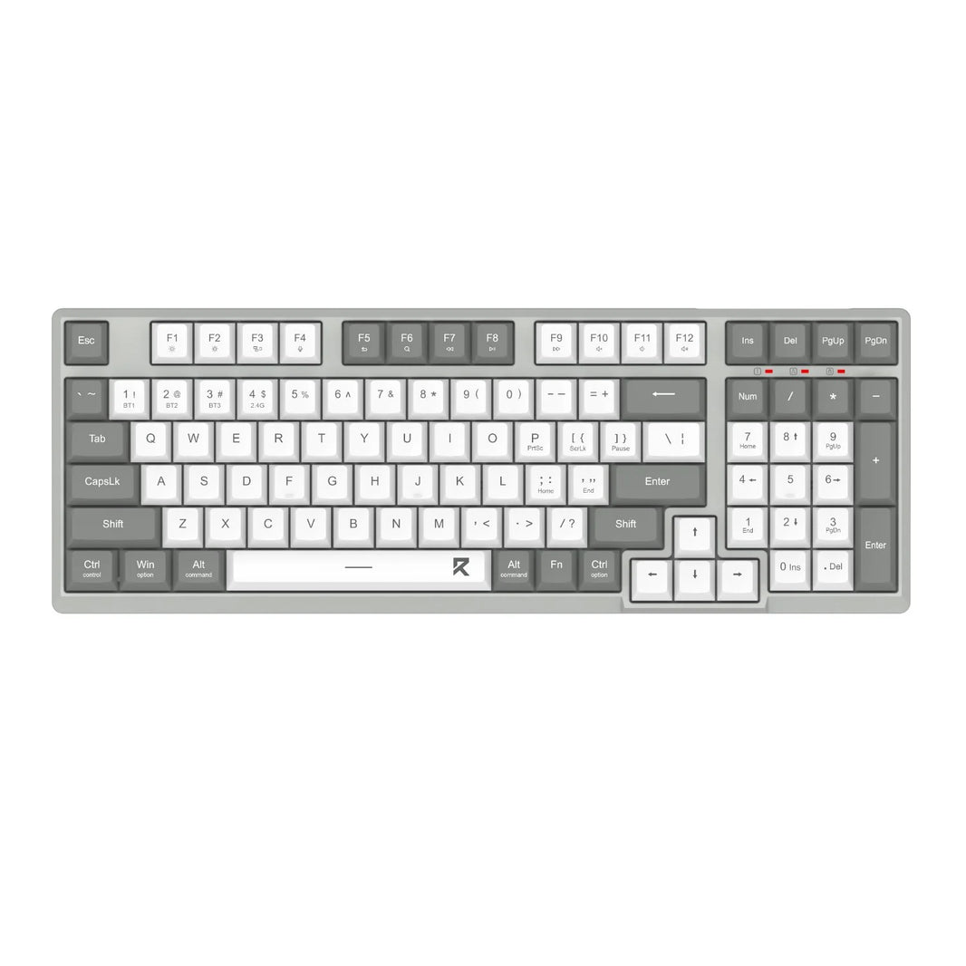 Redragon Scissor Wired Office Keyboard White-Gray (BK-7113)