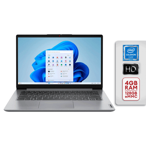 Lenovo Ideapad 1 14" Laptop Celeron N4020 4gb/128gb eMMC 82V60065US Cloud Grey