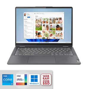 Lenovo Flex 5i 14" FHD Touchscreen 2-in-1 Laptop i5-1235u 8GB/512GB SSD Intel Iris Xe Graphics Storm Grey