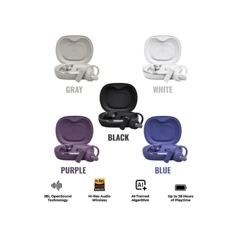 JBL Sense Pro Headphones Vibrant Hi-Res Audio Wireless Earbuds