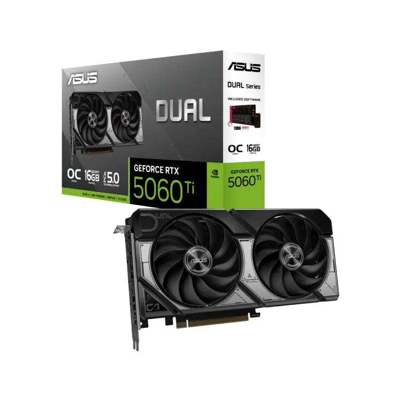 ASUS Dual GeForce RTX 5060 Ti OC 16GB GDDR7 Graphics Card