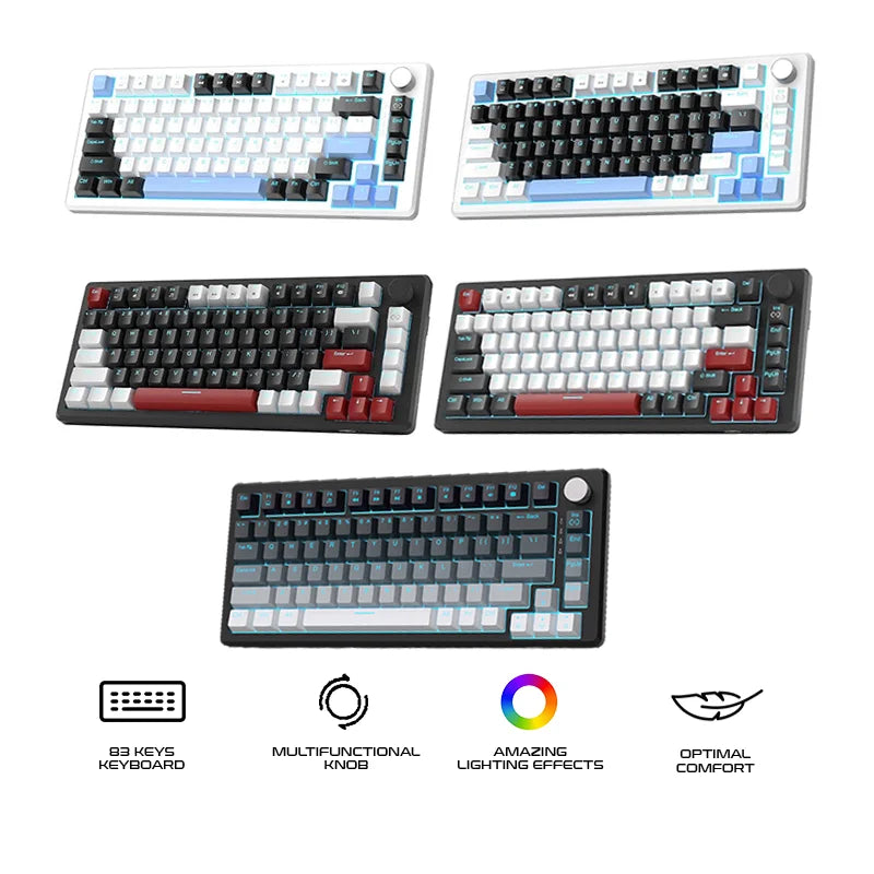 Magegee MK-Star75 83-key 75% layout Wired Mechanical Keyboard