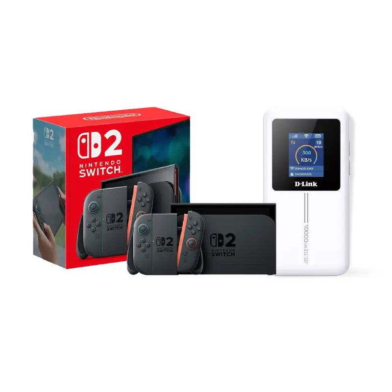 Nintendo Switch 2 + D-Link Wifi 6 Dual-band 940M Bundle