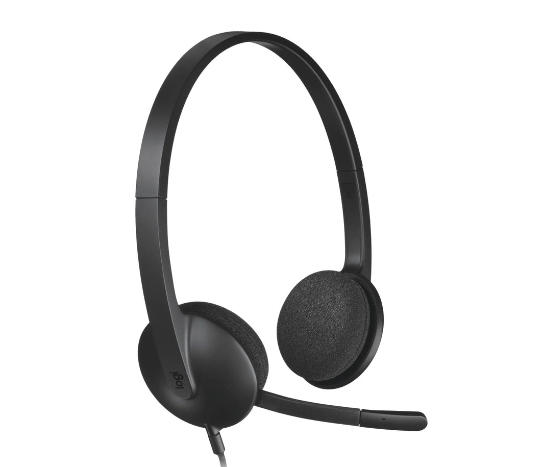 Logitech H340 USB Wired Headset Black